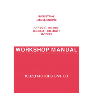 Cummins 4BG1 (Tier2) Diesel Engine set of Service Manuals