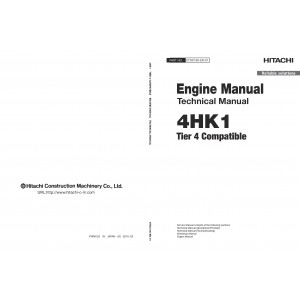 Cummins 4HK1 (Tier 4 Compatible) Diesel Engine Technical Manual