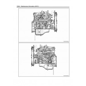 Cummins 4HK1 (GB3 Exhaust Emission Standarts) Diesel Engine set of Service Manuals