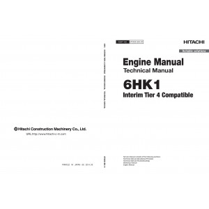 Cummins 6HK1 (Interim Tier 4 Compatible) Diesel Engine Engine Technical Manual