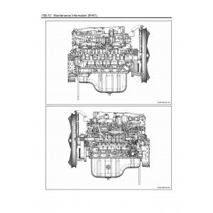 Cummins 6HK1 (GB3 Exhaust Emission Standarts) Diesel Engine set of Service Manuals