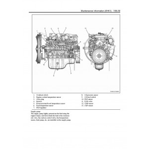 Cummins 6HK1 (GB3 Exhaust Emission Standarts) Diesel Engine set of Service Manuals