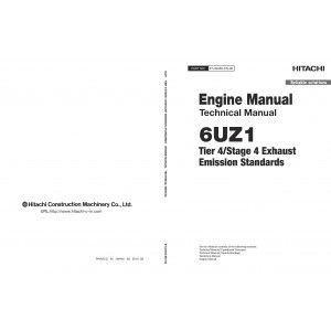 Cummins 6UZ1 (Tier 4/Stage 4 Exhaust Emission Standards) Diesel Engine set of Service Manuals