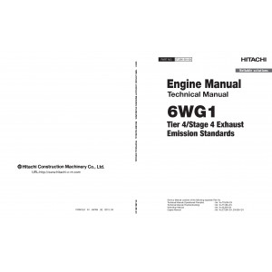 Cummins 6WG1 (Tier 4/Stage 4 Exhaust Emission Standards) Diesel Engine set of Service Manuals