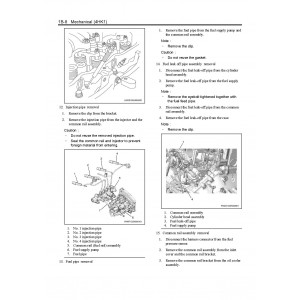 Cummins 4HK1 (GB3 Exhaust Emission Standarts) Diesel Engine set of Service Manuals