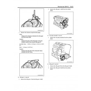 Cummins 6HK1 (GB3 Exhaust Emission Standarts) Diesel Engine set of Service Manuals