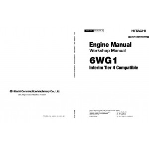 Cummins 6WG1 (Interim Tier 4 Compatible) Diesel Engine set of Service Manuals