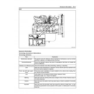 Cummins 4HK1 (Common Rail Type) Diesel Engine set of  Technical Manuals