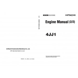 Cummins 4JJ1 (Common Rail Type) Diesel Engine set of Technical Manuals