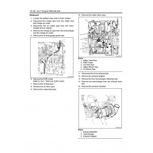 Cummins 4JJ1 (Common Rail Type) Diesel Engine set of Technical Manuals