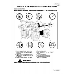 Hitachi EH1600 and EH1700 Rigid Dump Truck set of Service Manuals