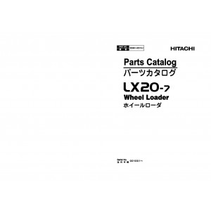 Hitachi LX20-7 Wheel Loader set of Service Manuals