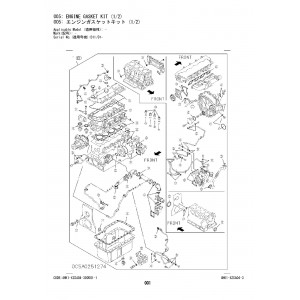 Hitachi Zaxis 170W-5B Wheel Excavator set of Parts Catalogs