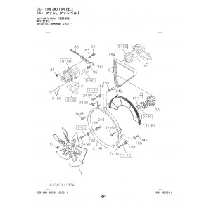 Hitachi Zaxis 350LC-7 and Zaxis 350LCN-7 Crawler Excavator set of Parts Catalogs