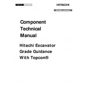 Hitachi Zaxis 350LC-6N Crawler Excavator set of Service Manuals