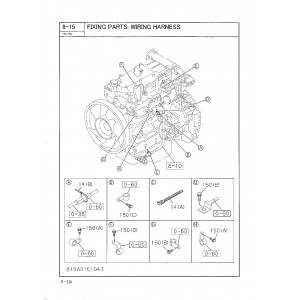 Hitachi Zaxis 210W-3 and Zaxis 220W-3 Wheel Excavator set of Parts Catalogs