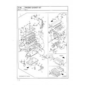 Hitachi Zaxis 250W-3 Wheeled Material Handler set of Parts Catalogs