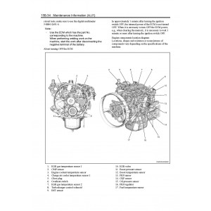 Hitachi Zaxis 135US-6N Crawler Excavator set of Service Manuals