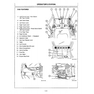 Hitachi EX200-5, EX230-5 and EX270-5 Crawler Excavator set of Service Manuals