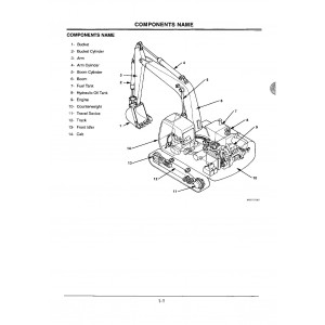 Hitachi EX200-5, EX230-5 and EX270-5 Crawler Excavator set of Service Manuals