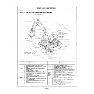 Hitachi EX270 and EX270-LC Crawler Excavator set of Service Manuals