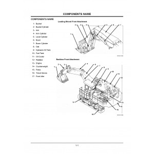 Hitachi EX1200-5D Hydraulic Excavator set of Service Manuals