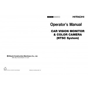 Hitachi EX1900-6 Hydraulic Excavator set of Service Manuals