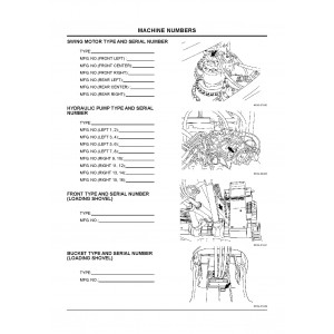 Hitachi EX8000-6 Hydraulic Excavator set of Service Manuals