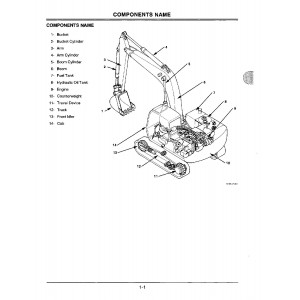 Hitachi EX120-5 Crawler Excavator set of Service Manuals