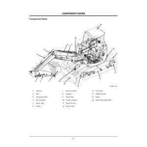 Hitachi Zaxis 48U-3 and Zaxis 52U-3 Compact Excavator set of Service Manuals