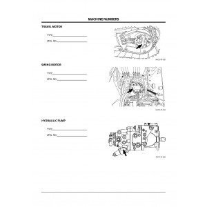 Hitachi Zaxis 85USBLC-3 Compact Excavator set of Service Manuals