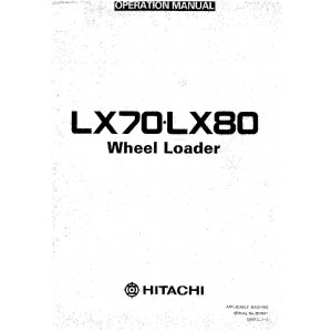 Hitachi LX70  set of Service Manuals