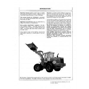 Hitachi LX100-2 Wheel Loader set of Service Manuals