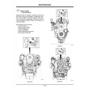 Hitachi EH750-3 Rigid Dump Truck set of Service Manuals