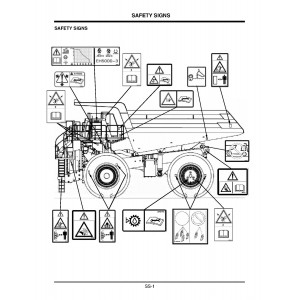 Hitachi EH5000AC-II Rigid Dump Truck set of Operators Manuals