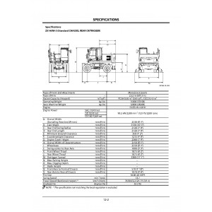 Hitachi Zaxis 210W-3 and Zaxis 220W-3 Wheel Excavator set of Service Manuals