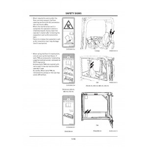 Hitachi Zaxis 55U-5A Compact Excavator set of Service Manuals