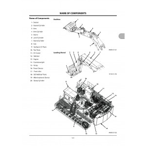 Hitachi EX1200-7B (Tier 4 Final Cummins engine) Hydraulic Excavator set of Service Manuals