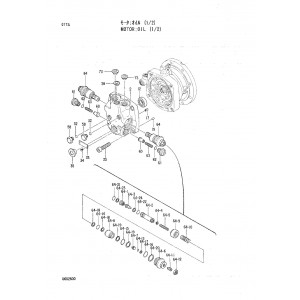 Hitachi EX60WD-2 Wheel Excavator set of Parts Catalogs