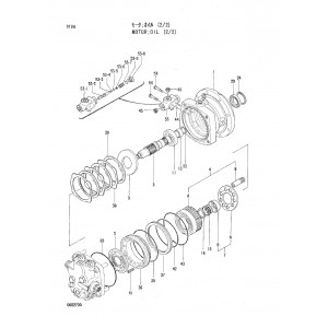 Hitachi EX60WD-2 Wheel Excavator set of Parts Catalogs