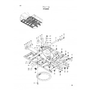 Hitachi EX220-5, EX220LC-5, EX230LC-5, EX230H-5 and EX230LCH-5 Crawler Excavator set of Parts Catalogs