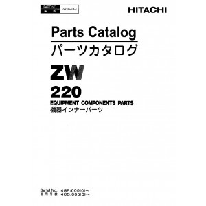 Hitachi Zaxis ZW220 Wheel Loader set of Service Manuals