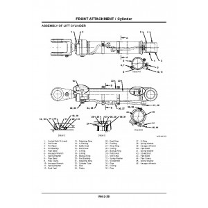 Hitachi Zaxis ZW250 Wheel Loader set of Service Manuals