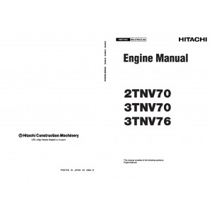 Hitachi Zaxis 22U-2 Compact Excavator set of Service Manuals