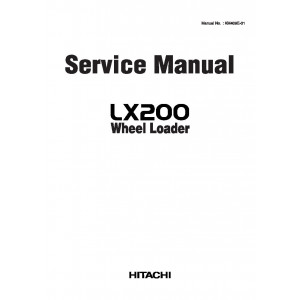 Hitachi LX200 Wheel Loader set of Service Manuals