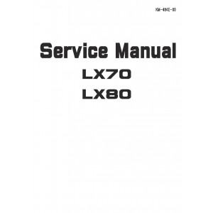 Hitachi LX80-2 and LX80-2C Wheel Loader set of Service Manuals