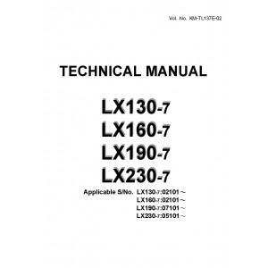 Hitachi LX190-7 and LX230-7 Wheel Loader set of Service Manuals