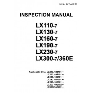 Hitachi LX110-7 Wheel Loader set of Service Manuals