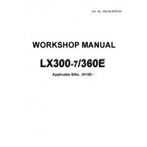 Hitachi LX360E Wheel Loader set of Service Manuals