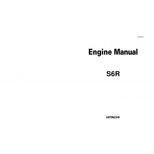 Hitachi EX1200-5C (S6R Engine) Hydraulic Excavator set of Service Manuals